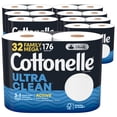 thumbnail image 1 of Papel higiénico Cottonelle Ultra Clean 32 Family Mega Rolls, 1 of 1