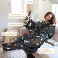 thumbnail image 2 of Catalonia Wearable TV Blanket with Sleeves Arms & Feet pockets for Adult Micro Plush Fleece Large Wrap Throw Robe, 2 of 7