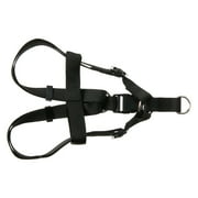 Vibrant Life Nylon Adjustable Step-In Dog Harness, Black, L