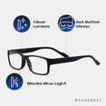 thumbnail image 2 of Readerest Blue Light Blocking Reading Glasses, UV Protection, Spring Hinges, 2 of 6