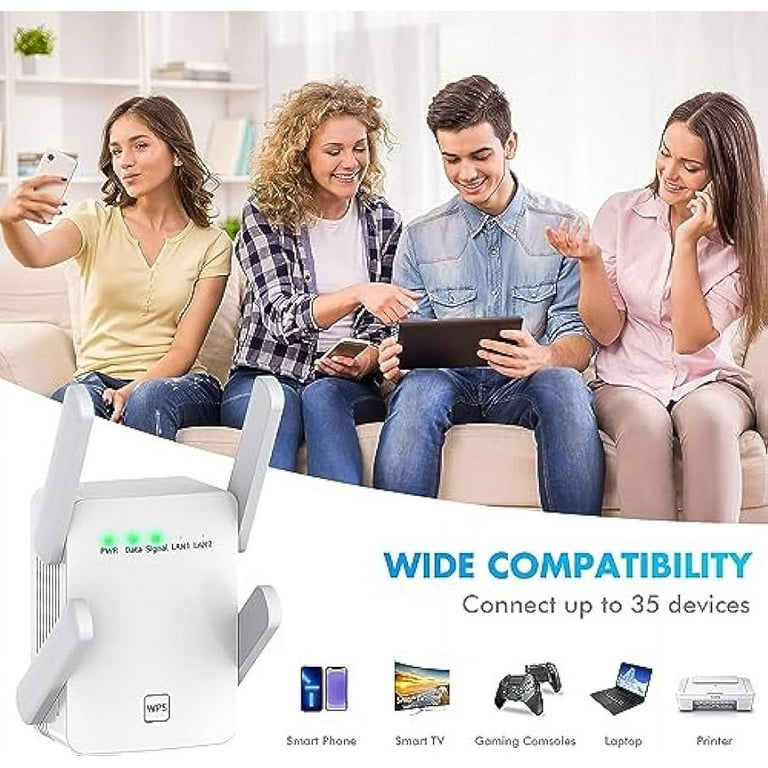 ZYGD Fastest WiFi Extender/Booster | 2023 Release Up to 74% Faster Broader  Coverage Than Ever Signal Booster for Home Internet/WiFi Repeater,Covers