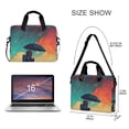 thumbnail image 3 of FORMRS 16" Laptop Bag Carrying Sleeve Case with Handle Travel Shoulder Briefcase, Astronaut and Sky, 3 of 8