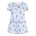thumbnail image 5 of Valentine's Day Women's Knit Henley Top and Shorts Pajama Set from Way to Celebrate, 2-Piece, Sizes XS-3X, 5 of 5
