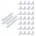 thumbnail image 1 of 32Pcs Picture Frame Foam Corner Protectors for Moving - U-Channel Foam Edge for Photo Mirror Art Furniture Packing,32Pcs x Picture Frame Foam Corner Protectors,White, 1 of 8