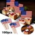 thumbnail image 2 of 100Pcs Food Bar Cake Flags Celebration Toppers Picks Toothpicks Flags For Party Decorations Supplies Graduation Table Decorations Party Decorations for Graduation Rose 13 Cake Topper Job Cake Topper, 2 of 9