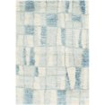 thumbnail image 1 of HomeRoots 354196 7 ft. 10 in. x 9 ft. 10 in. Polypropylene Ivory & Blue Area Rug, 1 of 2