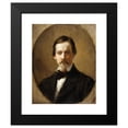 thumbnail image 2 of Thomas Couture 12x14 Black Modern Framed Museum Art Print Titled - Emile Cesar Victor Perrin (1840), 2 of 5