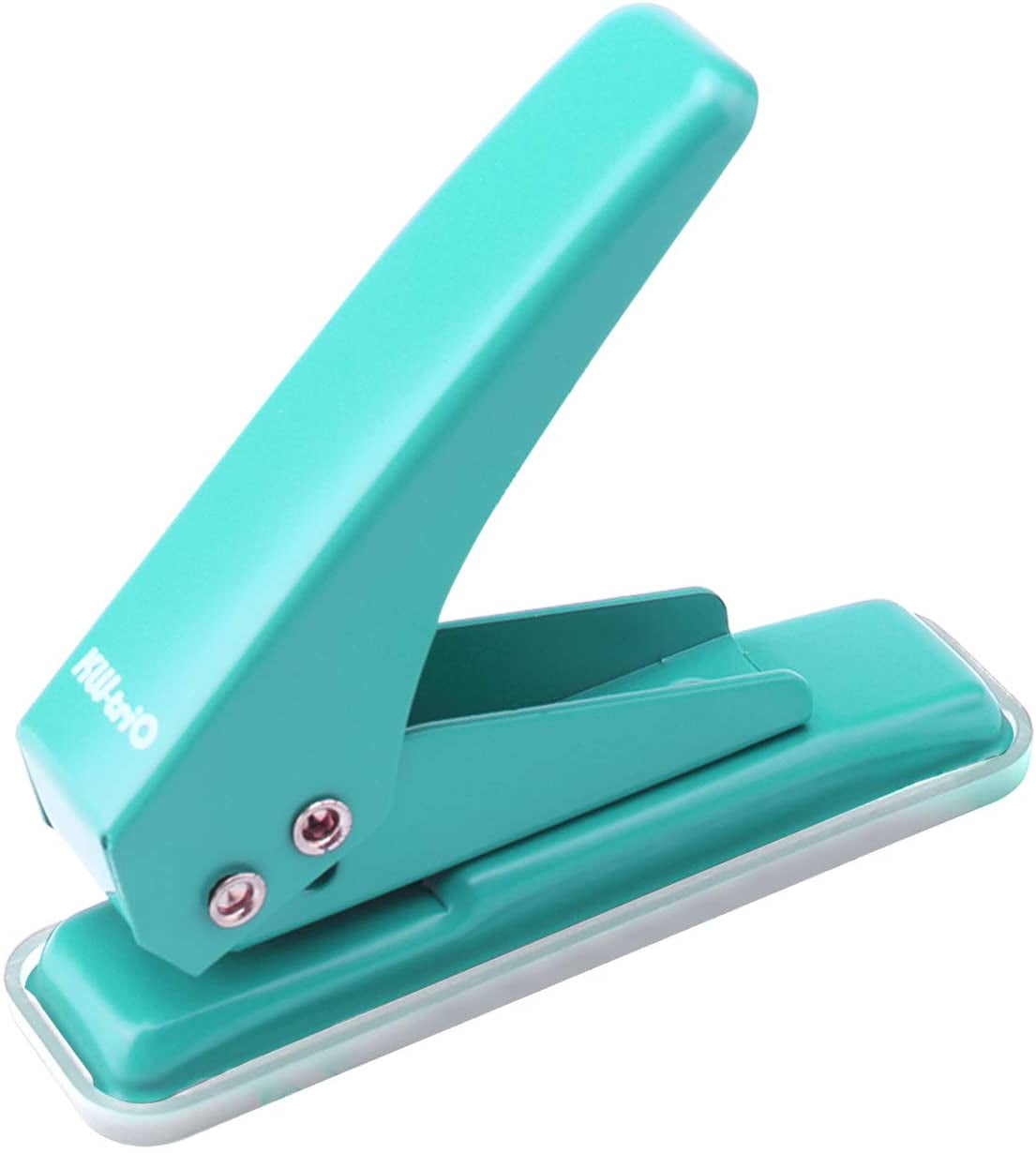 Mini Metal Single Hole Punch 1Hole Paper Puncher 20 Sheet Capacity 6mm