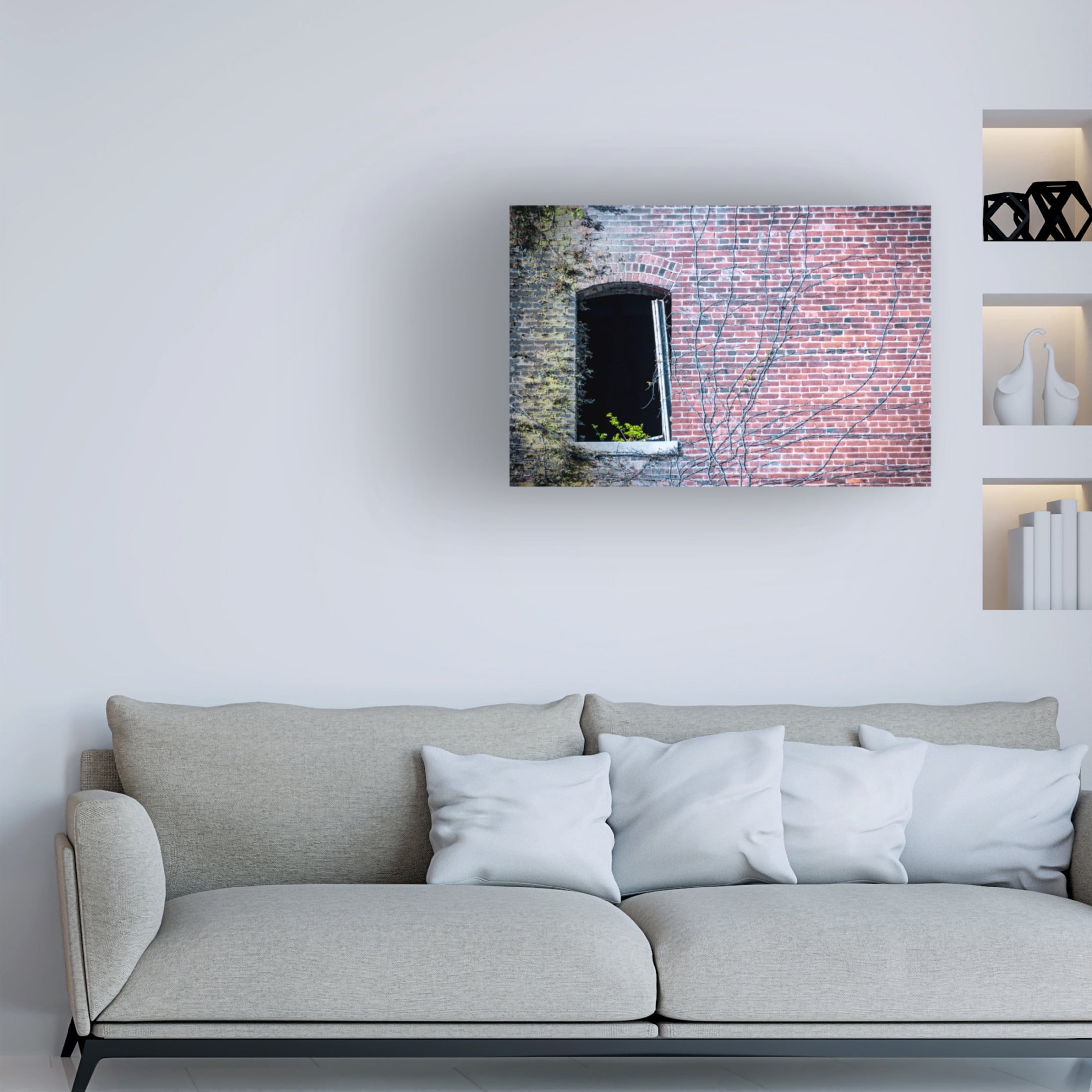 Canvas Wall Art - Life BeautifuLEE 'The Old Places' Wall Art for Living Room, Bedroom, or Office Décor by Trademark Fine Art - 32 x 22 Inches