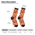 thumbnail image 2 of Lsque Chaussettes Montantes pour Hommes Imprimées Voitures Rouges, Chaussettes en Coton Douces, Durables, Respirantes et Évacuant l'Humidité avec Contrôle des Odeurs, 2 of 6