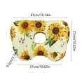 thumbnail image 3 of EGNMCR Pillow Covers, Pillowcase,Throw Pillow Covers Ear-piercing Pillow Slow Pillow Core -shaped Ear Pillow Side-sleeping Ear-piercing Support Pillow. Polyester cotton pi llow, 3 of 6