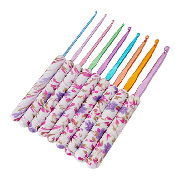 9 Size Long Handle Crochet Hook Needle 2.5mm-6.5mm