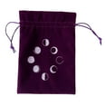 thumbnail image 1 of Bolsa de almacenamiento de , bolsa protectora para juegos de de cartas 13X18cm, con cordón, bolsa de , bolsa de dos, compartimento pa Morado 2 CUTICAT Bolsa de cartas del tarot, 1 of 3