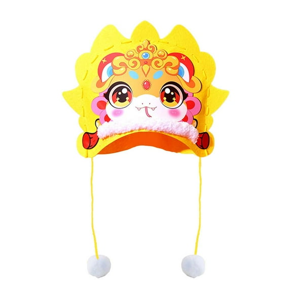 Clearance Now! Chinese New Year Hat New Year's Day Year of The Snake h Handmade GXV USA P0G3