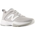 thumbnail image 4 of New Balance Mens 4040V8 Baseball Turfs Grey/White 10.5, 4 of 6