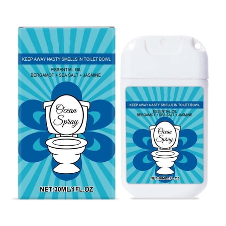 LLDYYDS Toilet Spray for Poop Odor Eliminator Pocket Travel Size Toiletries Air Freshener Spray for Bathroom Each 1 FL.OZ 3 Pack Ocean Coconut Eucalyptus Scent