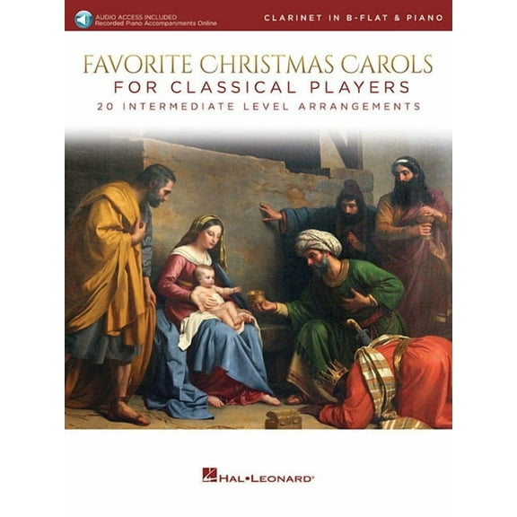 Favorite Christmas Carols for Classical Players with Online Audio of Piano Accompaniments, (Paperback)