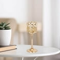 thumbnail image 1 of Langgg European Style Crystal Candle Holder Candlesticks for Dinner Wedding Party M, 1 of 7