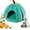 Blue, variant on Pumpkin Cat Bed,Cute Pumpkin Shape Cat Cave Bed Cat Tent with Removable Cushion,for Cats Small Dogs