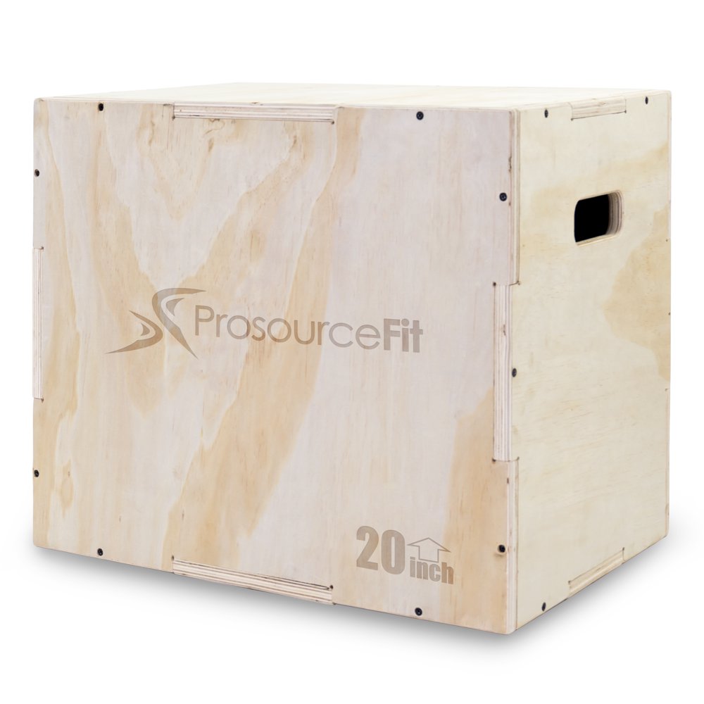 3in1 Wood Plyometric Jump Box, 24/20/16
