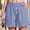 Blue, variant on PWPSG Women's Elastic Waist Contrast Trim Athletic Shorts, Quick Dry with Pockets for Running Yoga Fitness Pink XXL