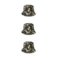 thumbnail image 2 of Thinsony Polyester Breathable Fisherman Cap For Sun Protection And Comfort Sunscreen Fisherman Cap Hat Summer disruptive pattern6 58cm 3Set, 2 of 6