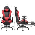 thumbnail image 7 of Lacoo High Back Gaming Chair Ergonomic Gaming Computer Chair,Red, 7 of 7
