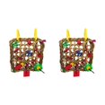 thumbnail image 3 of ziyahi Parrot Chewing Toy Interactive Foraging Wall Toy for Pet Birds Durable and Stimulating Style A 2Set, 3 of 6