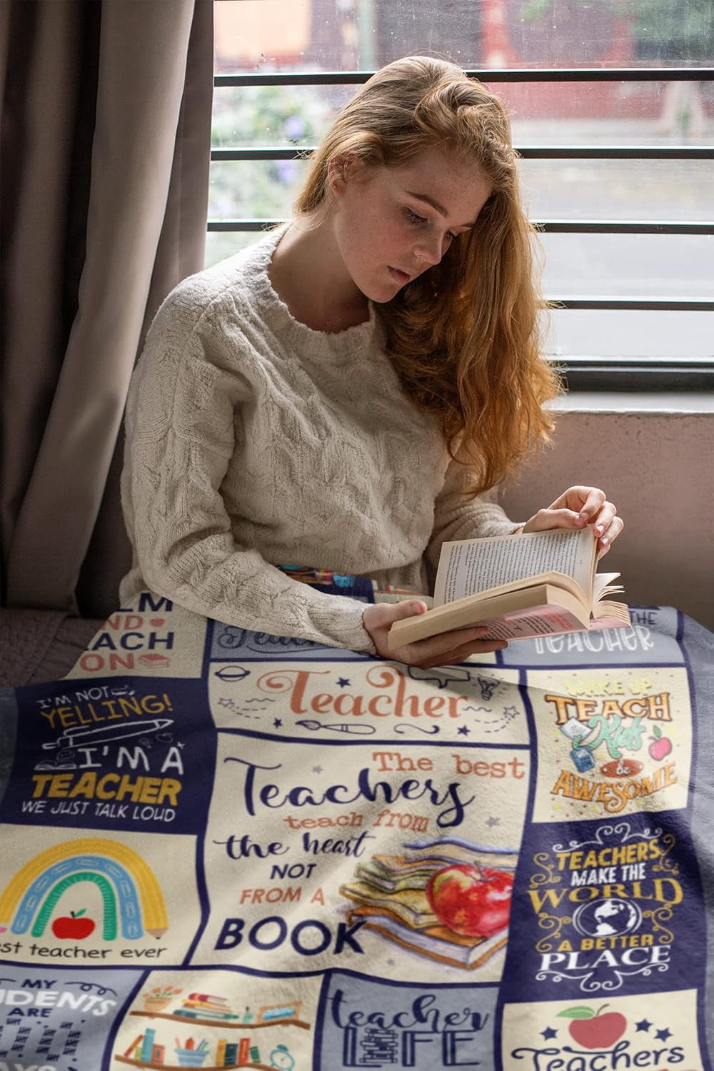 Teacher Gifts,Teacher Appreciation Gifts for Women/Men,Best Teacher Gifts for Women,Gifts for Teachers,Teacher Appreciation Gifts, Gifts for Teachers Women,Funny Teacher Gifts Blanket 60X50in