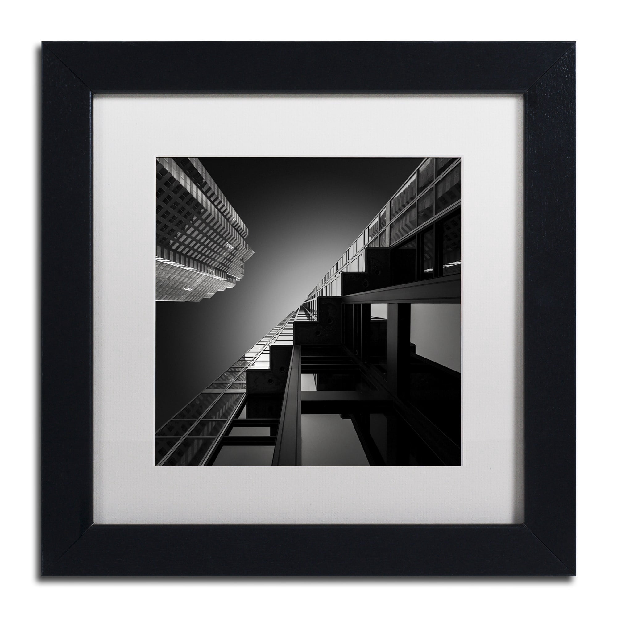 Trademark Fine Art "Six Steps" Canvas Art by Dave MacVicar, White Matte, Black Frame