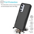 thumbnail image 6 of Takfox Shockproof Hard Plastic & Rubber Hard Shell Cell Phone Case for Galaxy A35/A55 5G, Black, 6 of 11