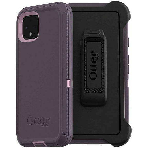 OtterBox Defender Series Screenless Edition Case for Google Pixel 4 - Bulk Packaging - Purple Nebula (Winsome Orchid/Night Purple)