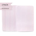 thumbnail image 2 of Waterproof Crib Sheet | Toddler Sheet no Need for Crib Mattress Pad Cover or Protector I Mauve Pink Splash and Stripes by Ely's & Co., 2 of 5