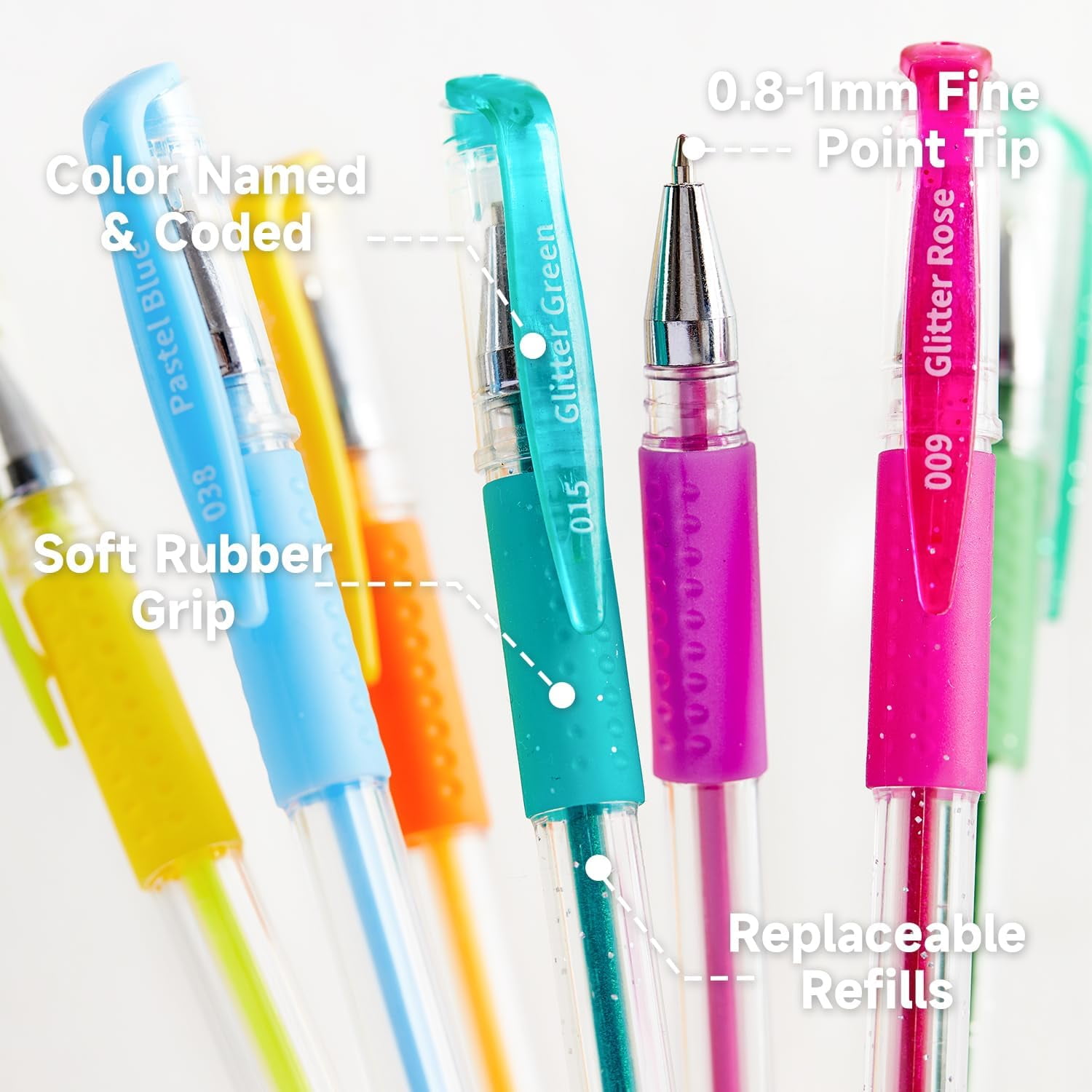 Shuttle Art 120 Pack Set 60 Colored Gel Pen with 60 Refills