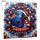 thumbnail image 2 of Cortina de ducha impermeable de secado rápido para baño Patriots, cortina de ducha con ganchos, decoración de fútbol americano, juego de cortinas de ducha para baño, plancha de 72 x 72 pulgadas, 2 of 8