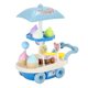 thumbnail image 5 of Carrito de helados de juguete, delicado y realista, mini puesto de venta para niños y niñas. Azul, 5 of 9