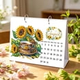 thumbnail image 3 of 2027 Diamond Painting Wall Calendar Kit for Adults, DIY 12-Month Floral Garden Seasonal Calendar, Holiday Theme Hanging Home Decor Gift Set, 3 of 8
