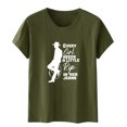 thumbnail image 4 of Birdeem Mode Femmes Décontracté Imprimé Chandail à Manches Courtes T-Shirt Hauts Blouse, 4 of 4