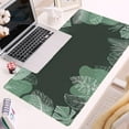 thumbnail image 6 of Green Plants Desk Mat Tropical Leaves Mouse Pad Cute, Large Extendded Gaming Deskmat, XXL Laptop Keyboard Mouse Mat Desktop Matt Women Office Desk Accessories Mousepad Desk Cover Mat, 31.5"x15.75", 6 of 6