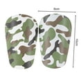 thumbnail image 5 of sunsanly 1 Pair Mini Soccer Shin Guards Camouflage Anti-slip Kids Teens Adults Players Miniature Shin Pads Protectors Football Games Protective Equipment, 5 of 7
