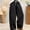 Black, variant on LEKODE Cotton Linen Pants Women Wide Leg Barrel Lantern Ankle Trousers Drawstring Elastic Waist Raw Edge with Pockets Black M