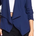 thumbnail image 4 of Saco Blazer Mujer Juvenil Moda Casual Formal Azul Marino azul G Incógnita 550372, 4 of 5