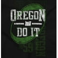 thumbnail image 2 of Oregon Map State Shape Do It OR Pride Womens Fitted Plus Size Graphic Tee Brisco Brands 2X, 2 of 5