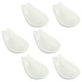 thumbnail image 3 of 6Pcs Ceramic Spoon Rest Ladle Spoon Holder Practical Utensils Holders (White), 3 of 9