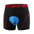 thumbnail image 6 of BALEAF Men's Bike Cycling Shorts 3D Padded Bicycle MTB Liner Shorts(Red, M), 6 of 7