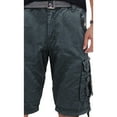 thumbnail image 3 of X RAY JEANS Men's 12.5" Inseam Cargo Shorts, Steel, 30, 3 of 6