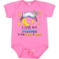 thumbnail image 3 of Inktastic I Love My Peepaw to the Moon and Back Cute Sheep Boys or Girls Baby Bodysuit, 3 of 5