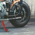 thumbnail image 1 of FENGGUIQU 1Pack Red Metal Kickstand for Motorcycle Foot Side Stand Modified .2*1*0.8in, 1 of 8