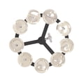 thumbnail image 3 of Anillos de platillos Hi-Hat Anillos Ching Anillos de platillos Pandereta Anillos Ching Kit de batería Strike Anillos de platillos de cobre, 3 of 8