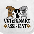 thumbnail image 4 of Inktastic Veterinary Assistant Vet Tech Boys or Girls Baby Bib, 4 of 4